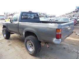 1994 TOYOTA PICKUP STANDARD CAB GRAY 4WD MT 2.4 Z19595